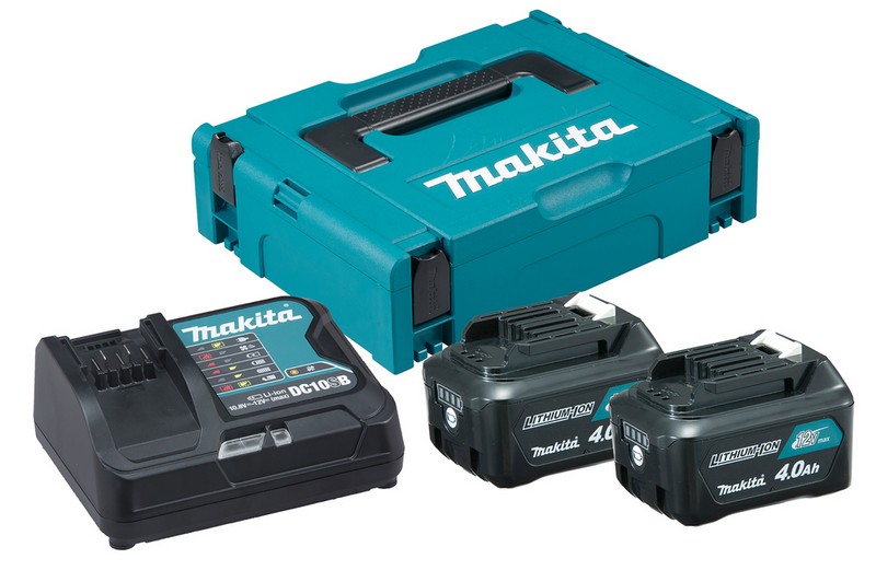 ZESTAW ZASILAJĄCY CXT 12V MAKPAC 2*4.0AH BL1041B+DC10SB
