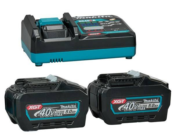 ZESTAW ZASILAJĄCY 18V XGT 40V 2*5.0AH + DC40RA