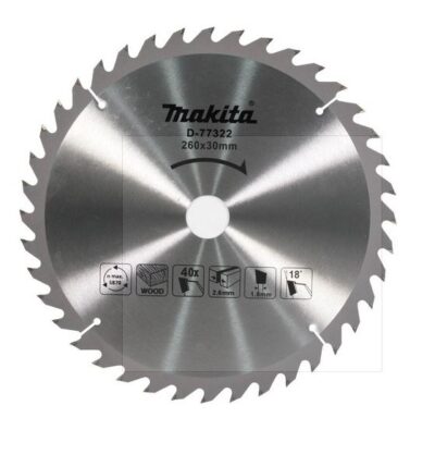 TARCZA TNĄCA DO DREWNA ECONOMY 260*30MM 40Z