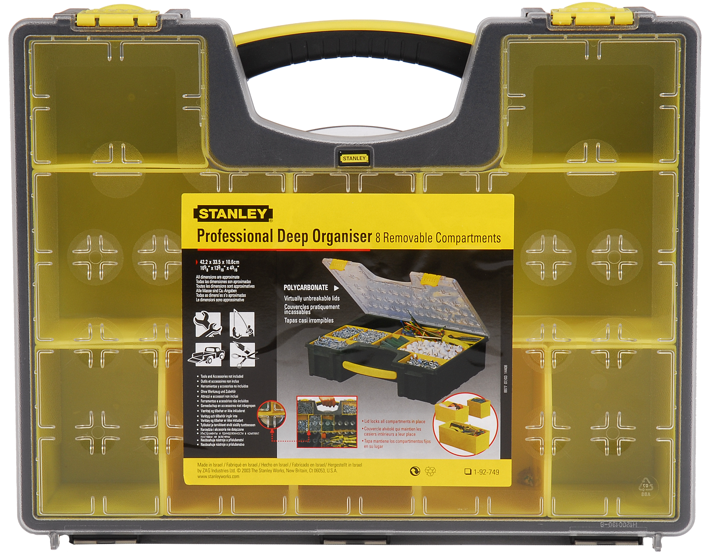 ORGANIZER PRO - 8 POJEMNIKÓW ( 42X33X10CM)