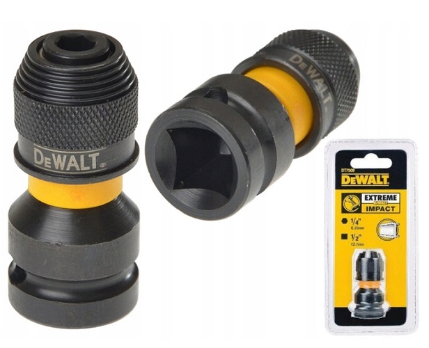 ADAPTER DO ZAKRĘTAREK UDAROWYCH Z 1/2' NA 1/4'