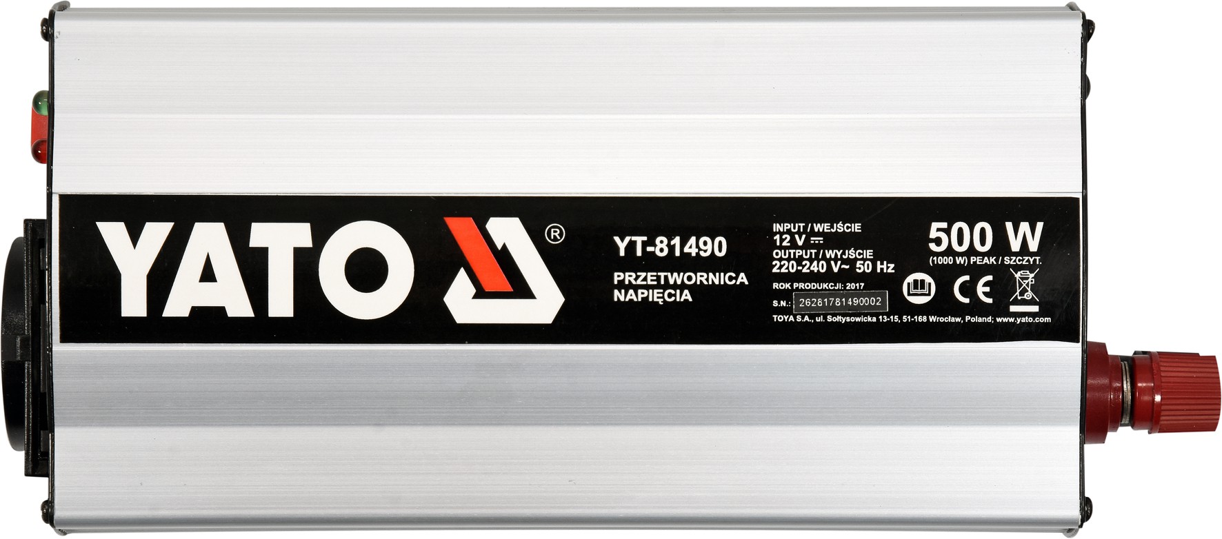 PRZETWORNICA NAPIĘCIA 12/230V 500W