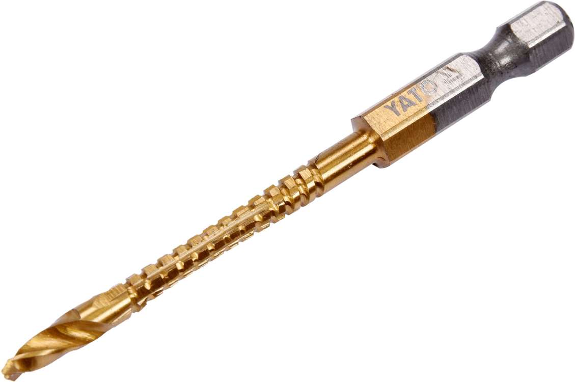 WIERTŁO FREZ DO METALU 4.0MM HSS-TIN HEX