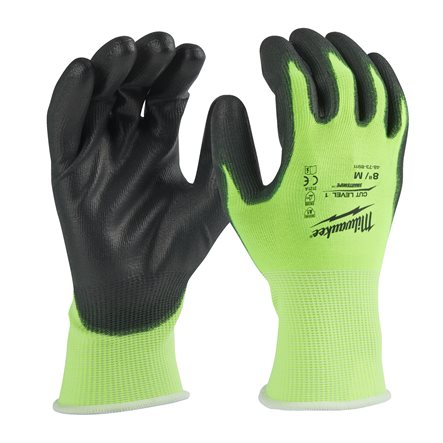 RĘKAWICE ANTYPRZECIĘCIOWE HI-VIS-A ROZM M/8