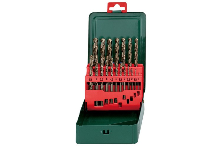 WIERTŁA DO METALU HSS-CO 1-10MM 19 SZTUK