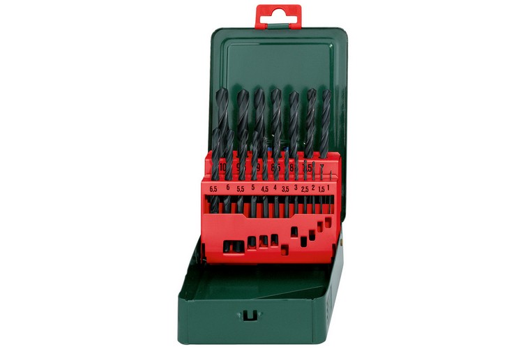 ZESTAW WIERTEŁ DO METALU HSS-R 19 SZT.