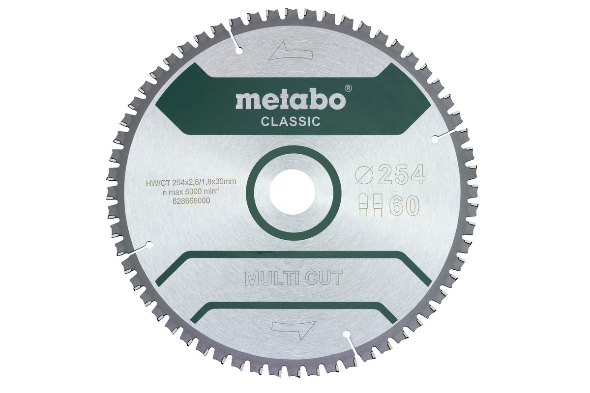 PIŁA TARCZOWA MULTI CUT CLASSIC 254*30MM Z60