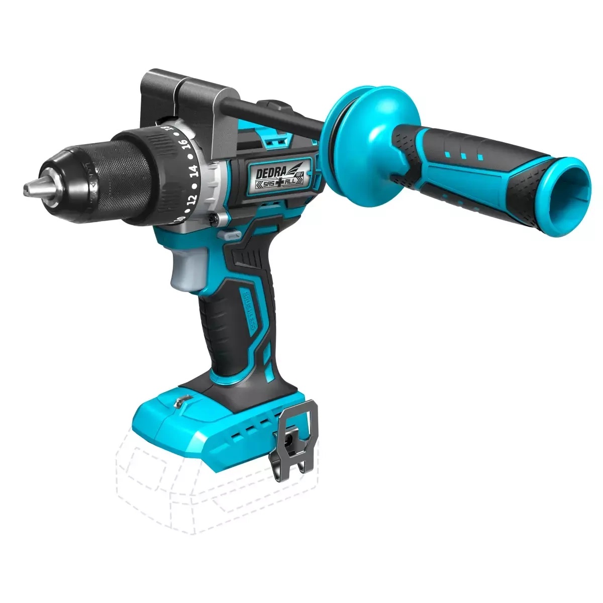 WIERTARKO-WKRĘTARKA BEZSZCZOTKOWA 18V 13MM 85N 0*AH SAS+