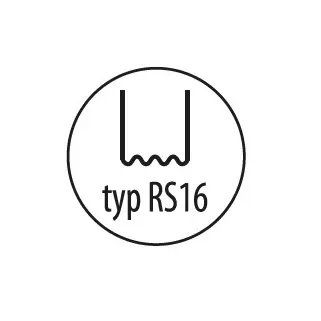 ZSZYWKI 0.6MM RS16 DO PLASTIKU 100 SZT.