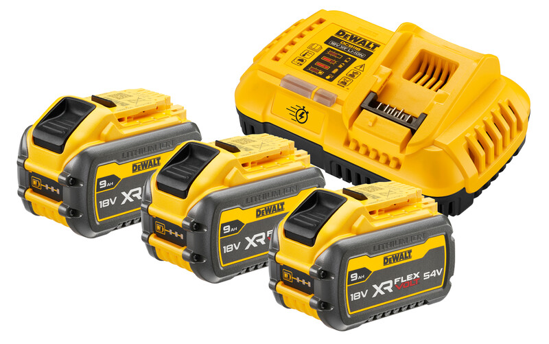 ZESTAW ZASILAJĄCY ŁADOWARKA XR 54V + 3*9.0AH