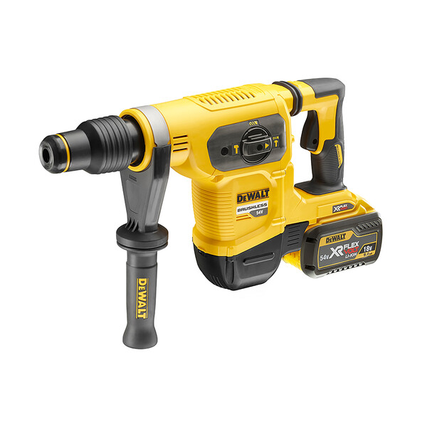 MŁOT UDAROWO-OBROTOWY AKUMULATOROWY SDS-MAX XR 54V 2*9.0AH