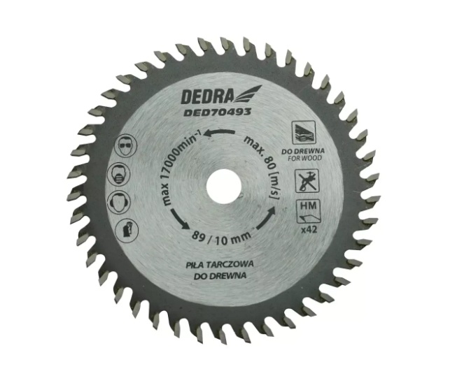 PIŁA TARCZOWA DO DREWNA 42Z ŚR.89*10MM